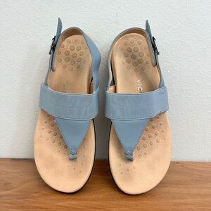 Vionic Danita Faux Leather Thong Slingback Sandals Orthopedic Arch Support 9